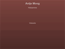 Tablet Screenshot of hebamme-moog.de